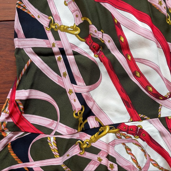 Zara printed ruffled hem skirt NWT M - Picture 8 of 15